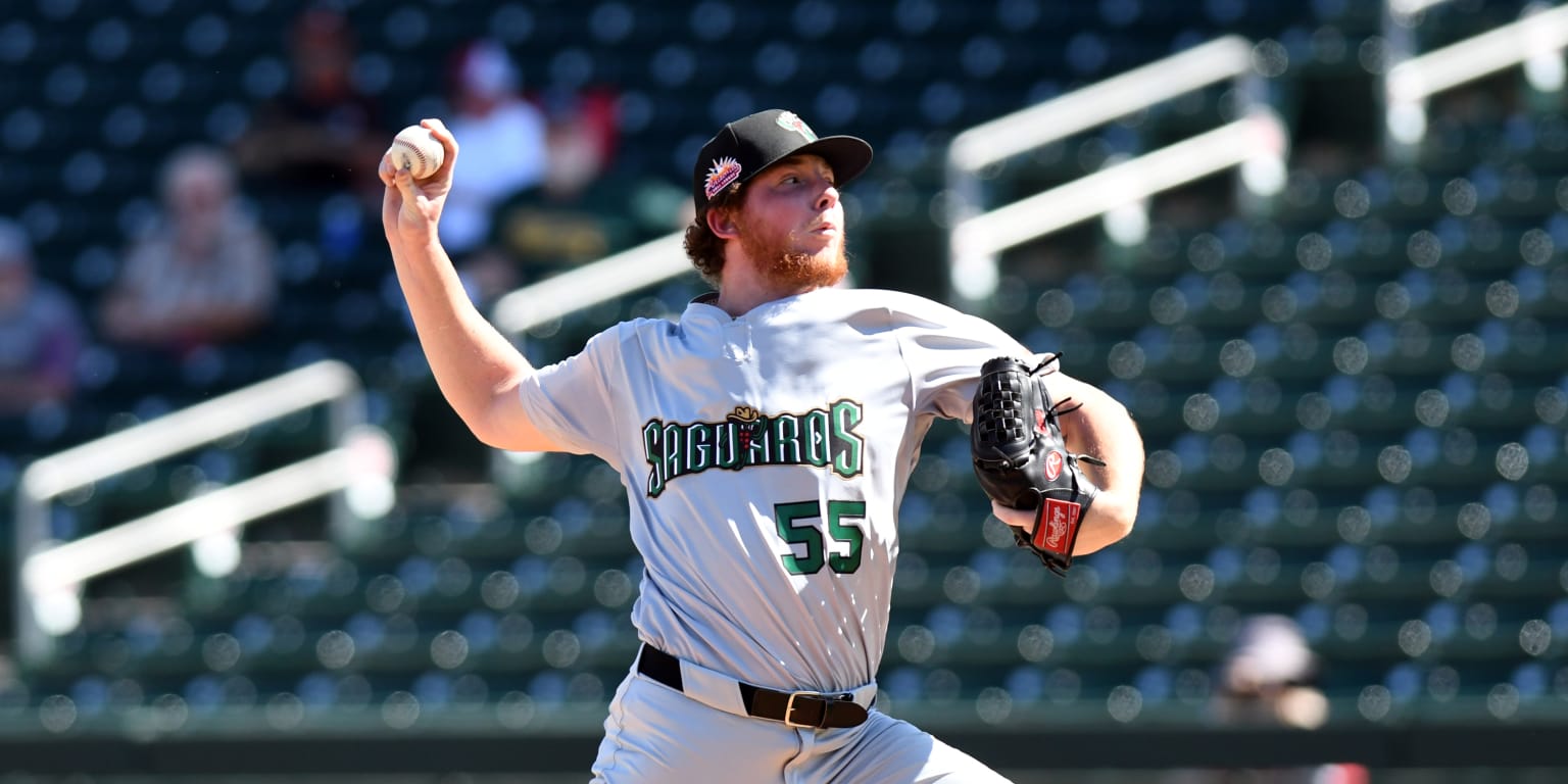 White Sox pitcher A.J. Alexy works out during a spring training