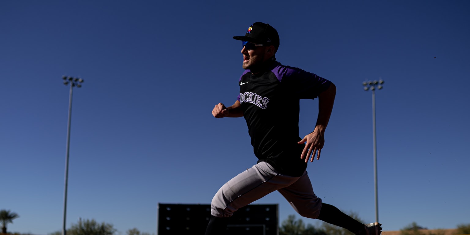 SCOTTSDALE, AZ - FEBRUARY 24: First baseman C.J. Cron (25) poses