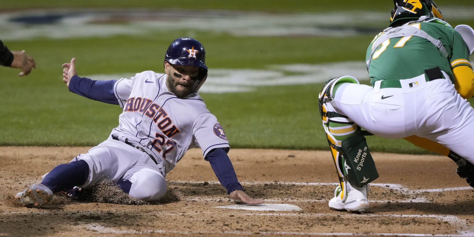 Jose Altuve’s score in incredible game against athletics