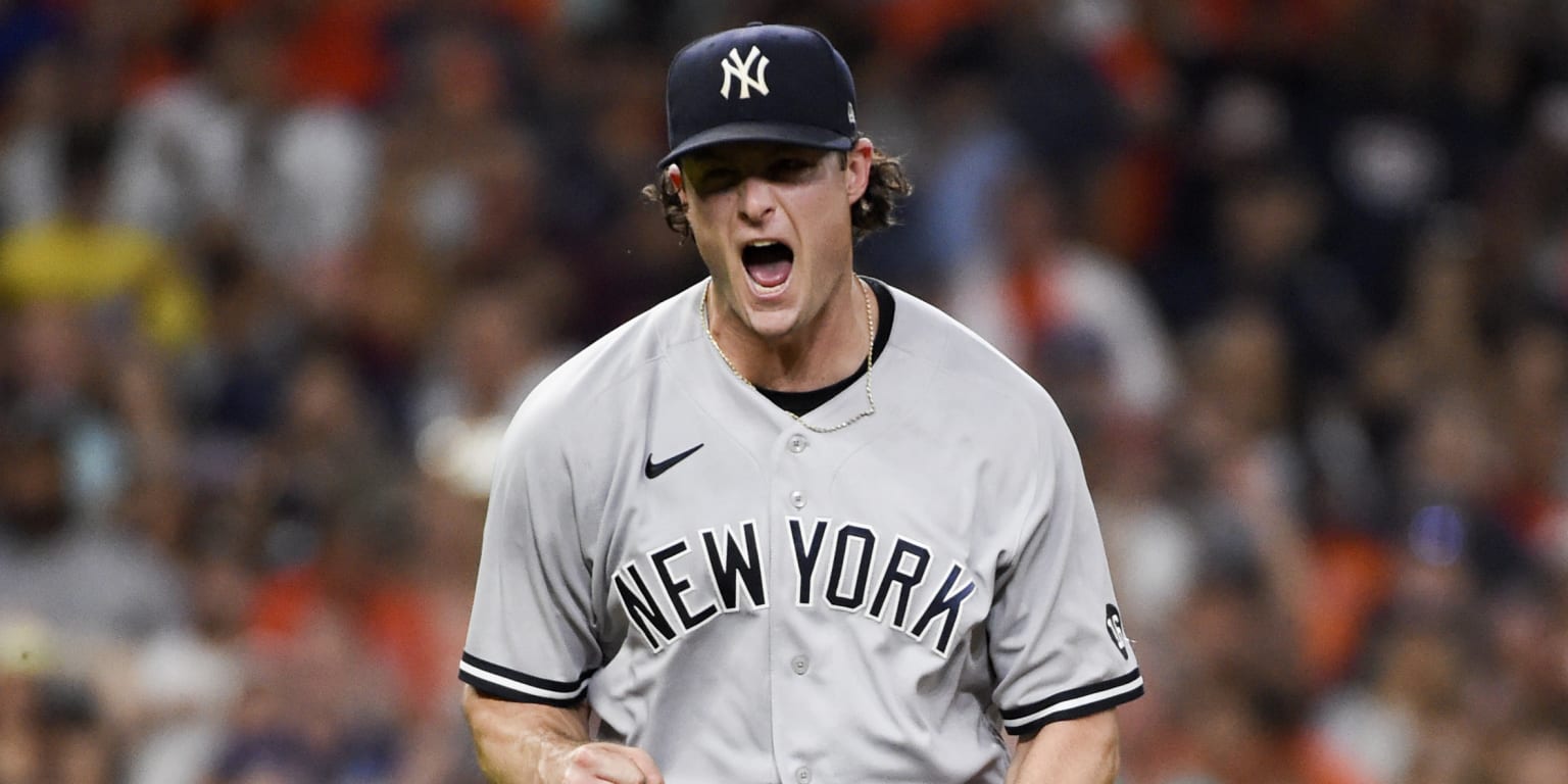Gerrit Cole Looked Absolutely Miserable In Yankees' ALDS Celebration