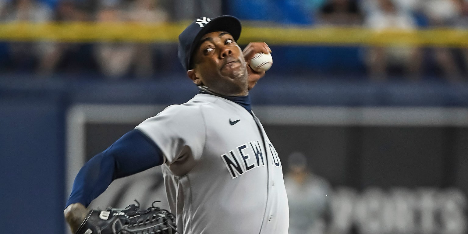 Aroldis Chapman holds off Rays in win for Yankees