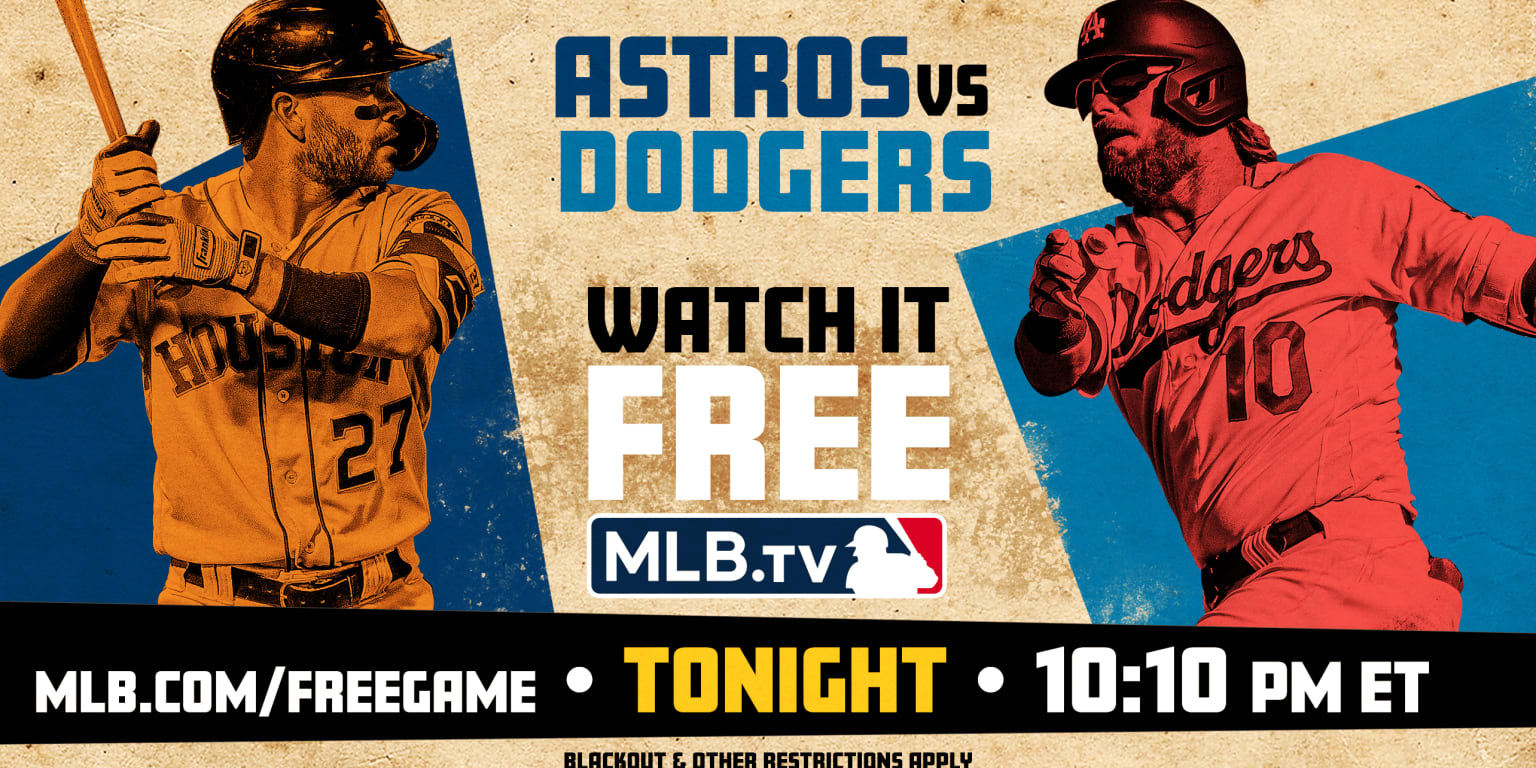 MLB Free Game of the Day HOU vs