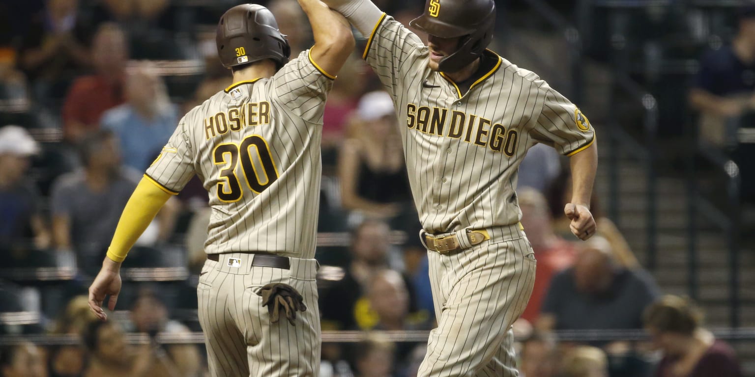 A closer look at the home pinstripes! - San Diego Padres