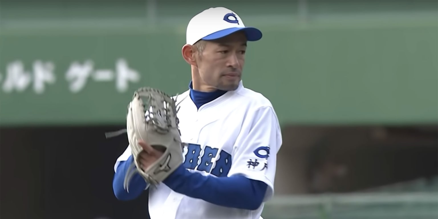 Ichiro’s latest feat? Pitching to HS girls team