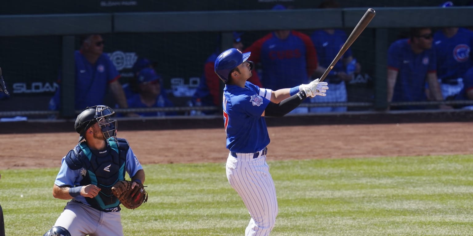 Rocky spring traning debut, but Cubs Suzuki just wants to make an impact