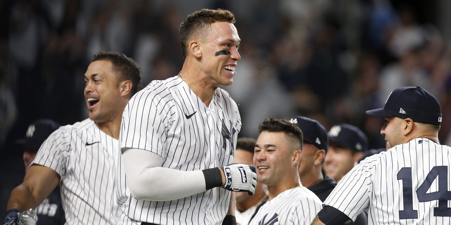 Aaron Judge hits first career walk-off HR for Yankees