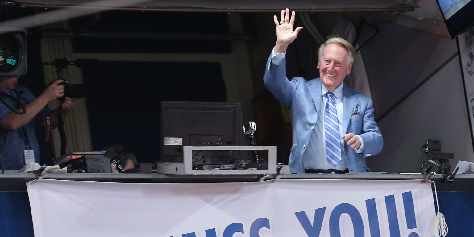 VIN SCULLY SHIRT DODGERS SHIRT LOS ANGELES DODGERS SHIRT DODGERS VIN SCULLY