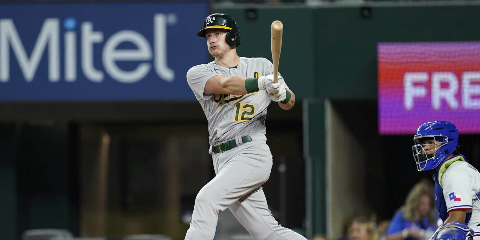 Murphy clubs 2 homers as A's warmth up in Texas thumbnail