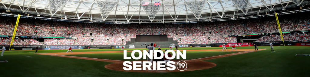 2019 MLB London Series + MLB 150th Baseball Jersey Patch New