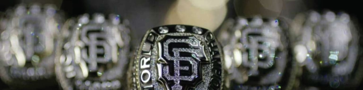 S.F. GIANTS Baseball Ring in Black and Orange - Rings