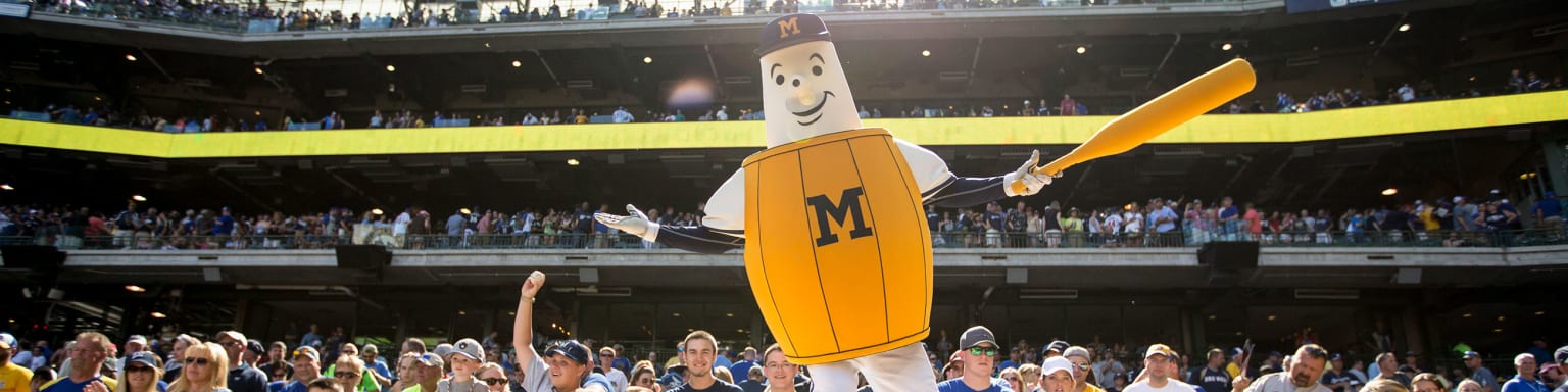 The Brewers re-introduce the Beer Barrel Man - NBC Sports