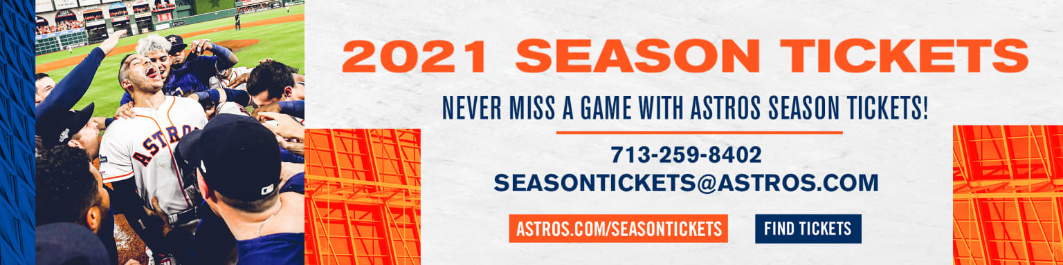 Astros Season Ticket Plans Purchases Houston Astros