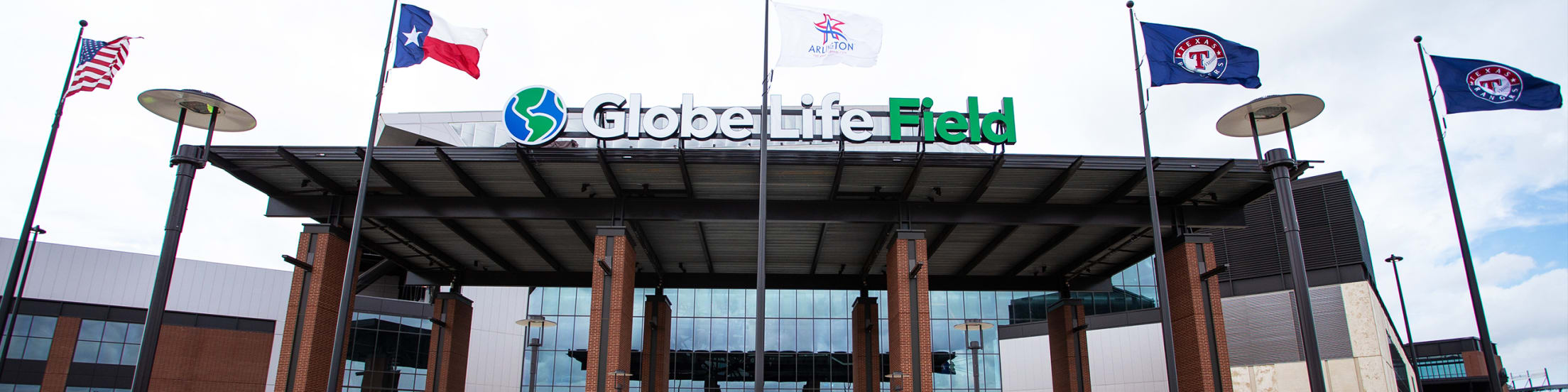 Fans Check Out Nearly Complete Globe Life Field in Arlington