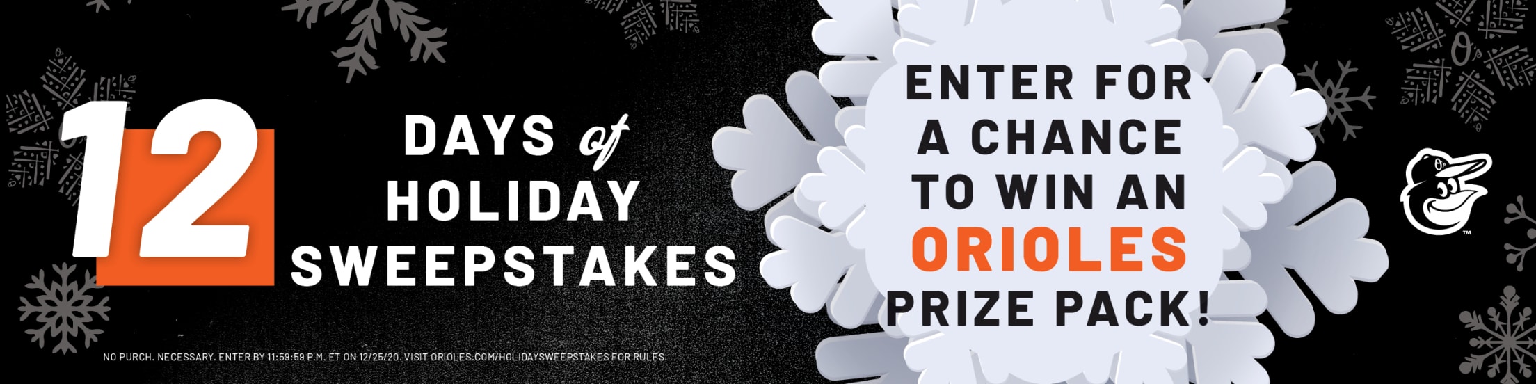 12 Days of Holiday Sweepstakes Fans Baltimore Orioles