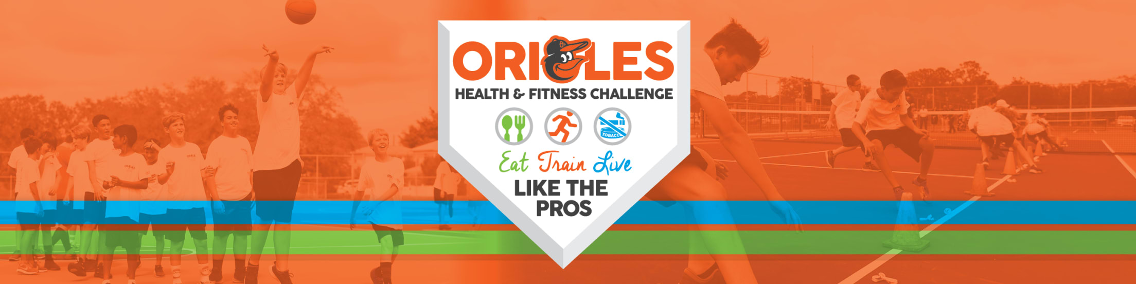 BALTIMORE ORIOLES SPRING TRAINING SARASOTA FL HEALTH FITNESS CHALLENGE  T-SHIRT M