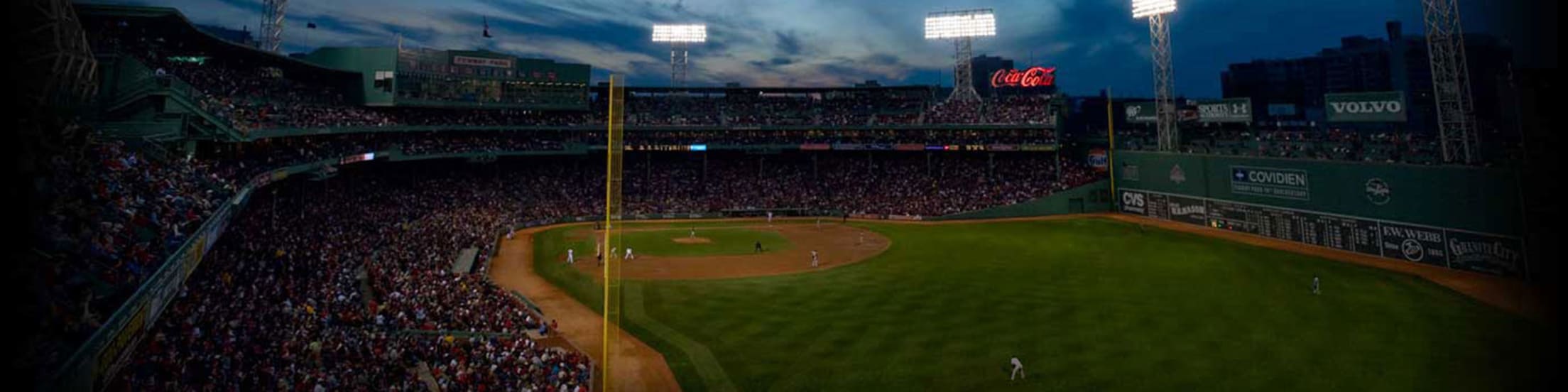 fenway park at night wallpaper