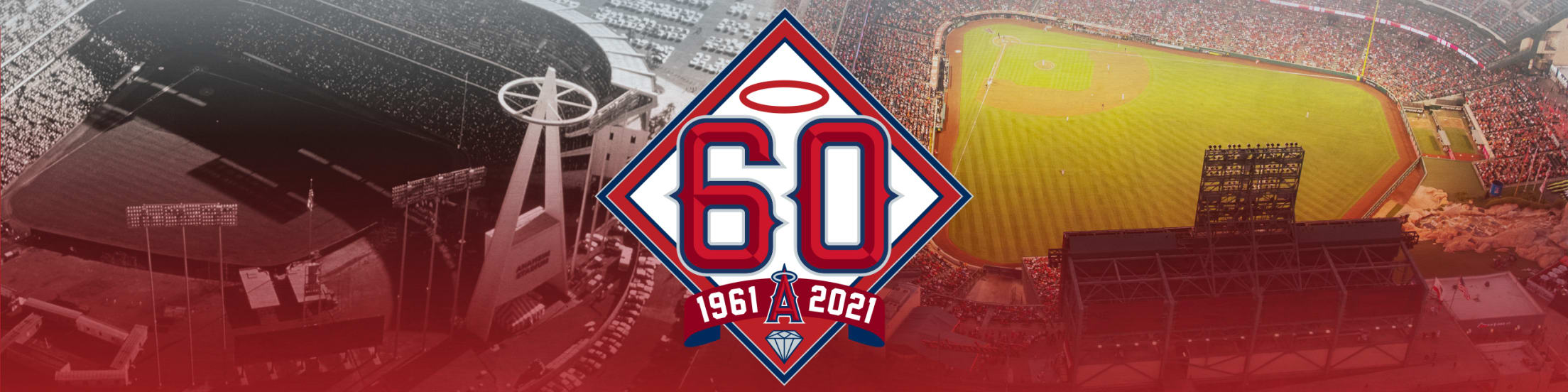 Angels 60th Anniversary Patch 2021 Los Angeles Angels Baseball 