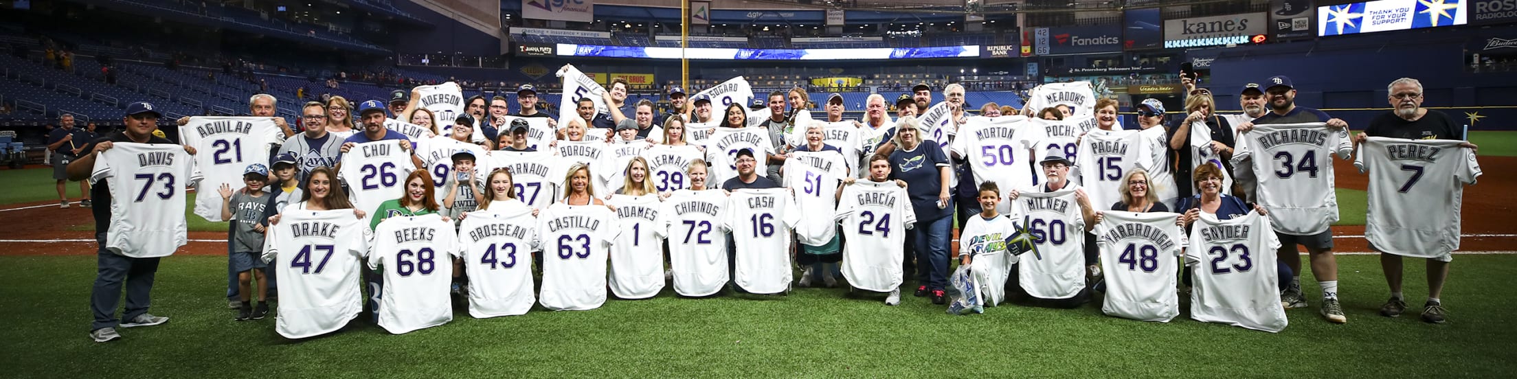 Tampa Bay Rays on X: #PlayBallWeekend festivities continued today as we  joined @MayorKenWelch at Fossil Park Youth Baseball & Softball to: 🥎  Donate $ for equipment and field maintenance 🏊 Announce a