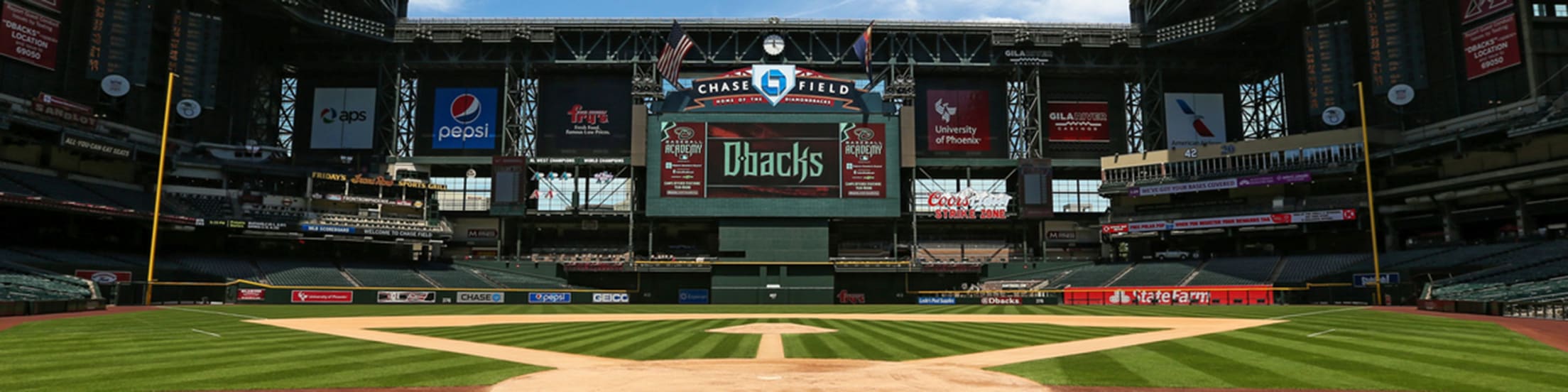 Arizona Diamondbacks Chase Field Phoenix Panorama Stock Photo