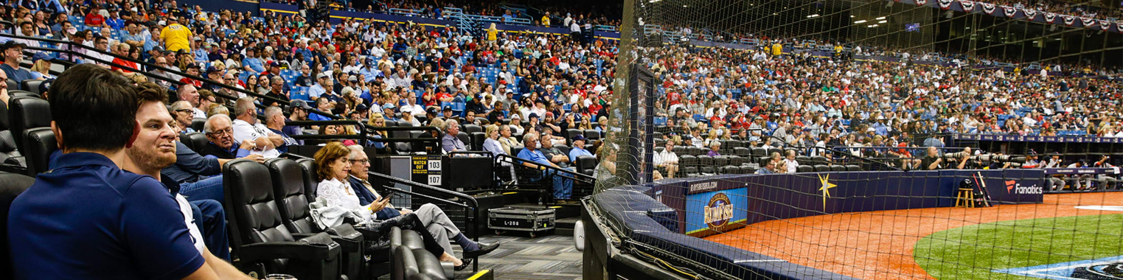 Tropicana Field  Cook & Sons' Baseball Adventures