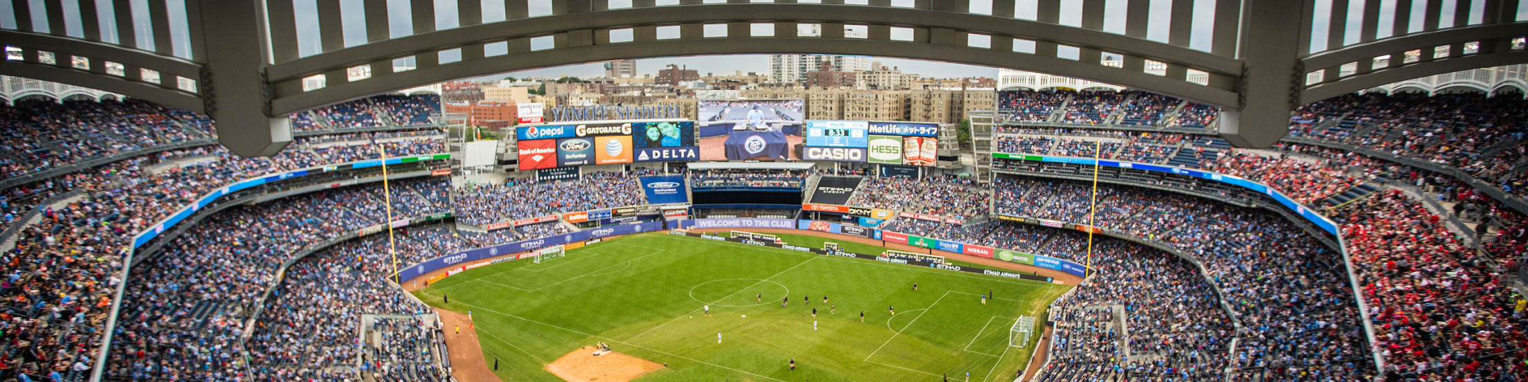 Soccer at Yankee Stadium