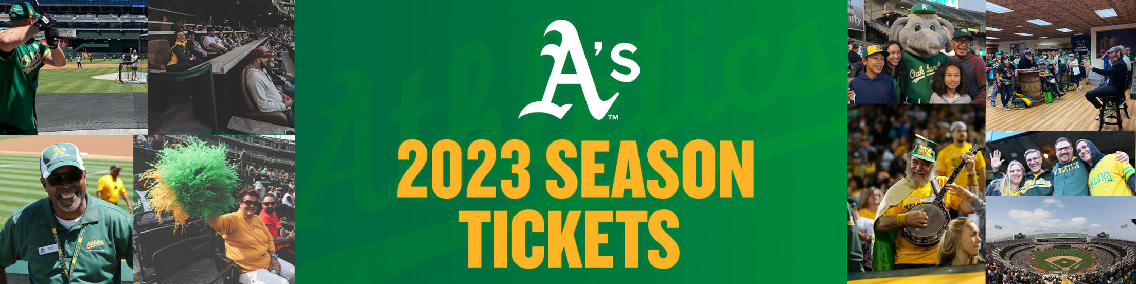 2023 Season Tickets Oakland Athletics