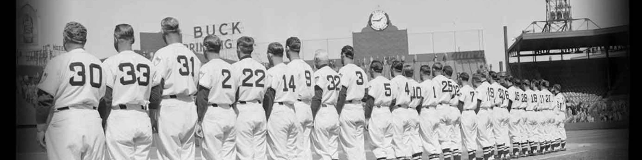 A team picture of the St. Louis Browns, Sept. 30, 1953, just