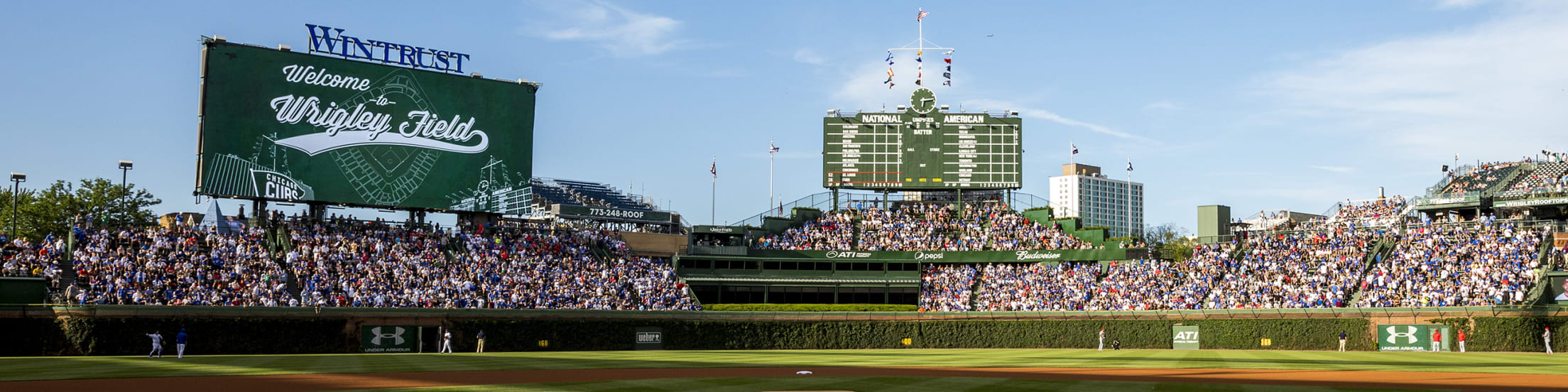 My view from Wrigley Field : r/baseball