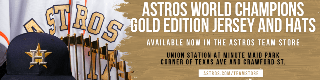 Astros Gold Rush collection at Academy stores starting April 1