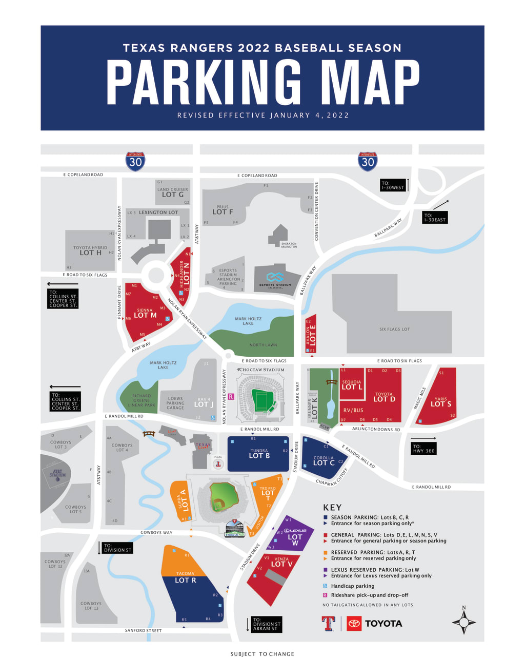 Just In! Texas Rangers Parking near the New Globe Life Field » Way Blog