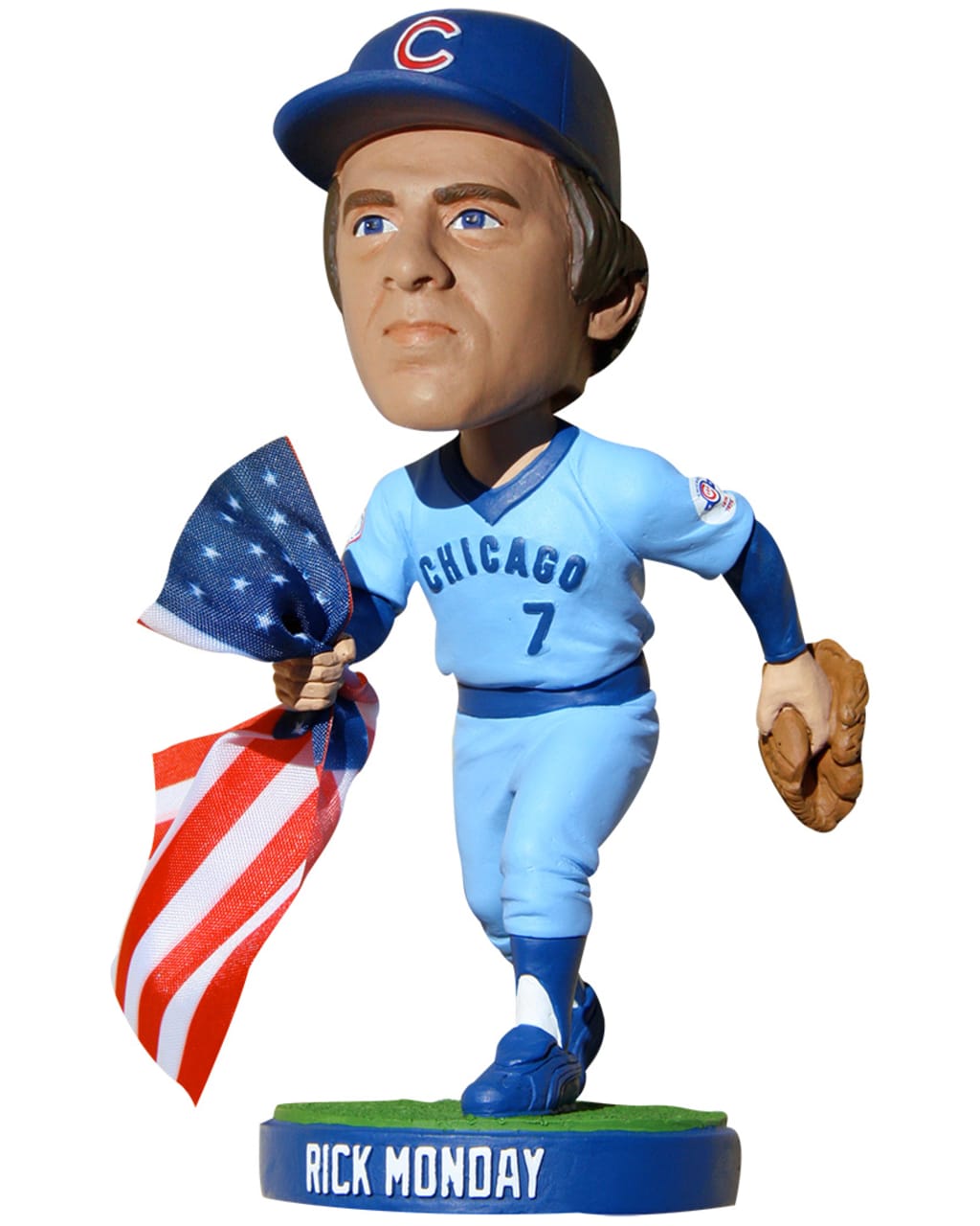 Dodgers bobbleheads: No. 5 — Rick Monday saves the flag - True Blue LA