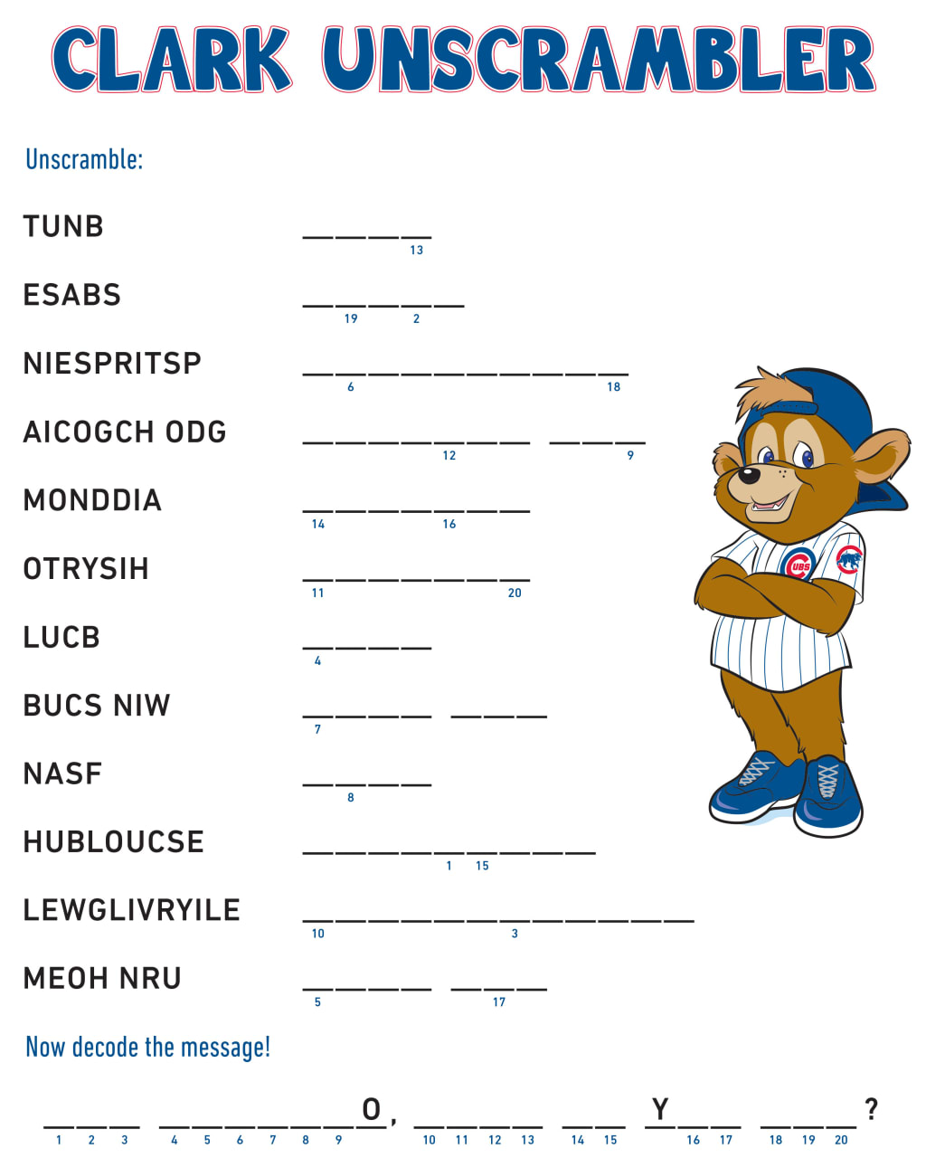 Cubs Kids | Chicago Cubs