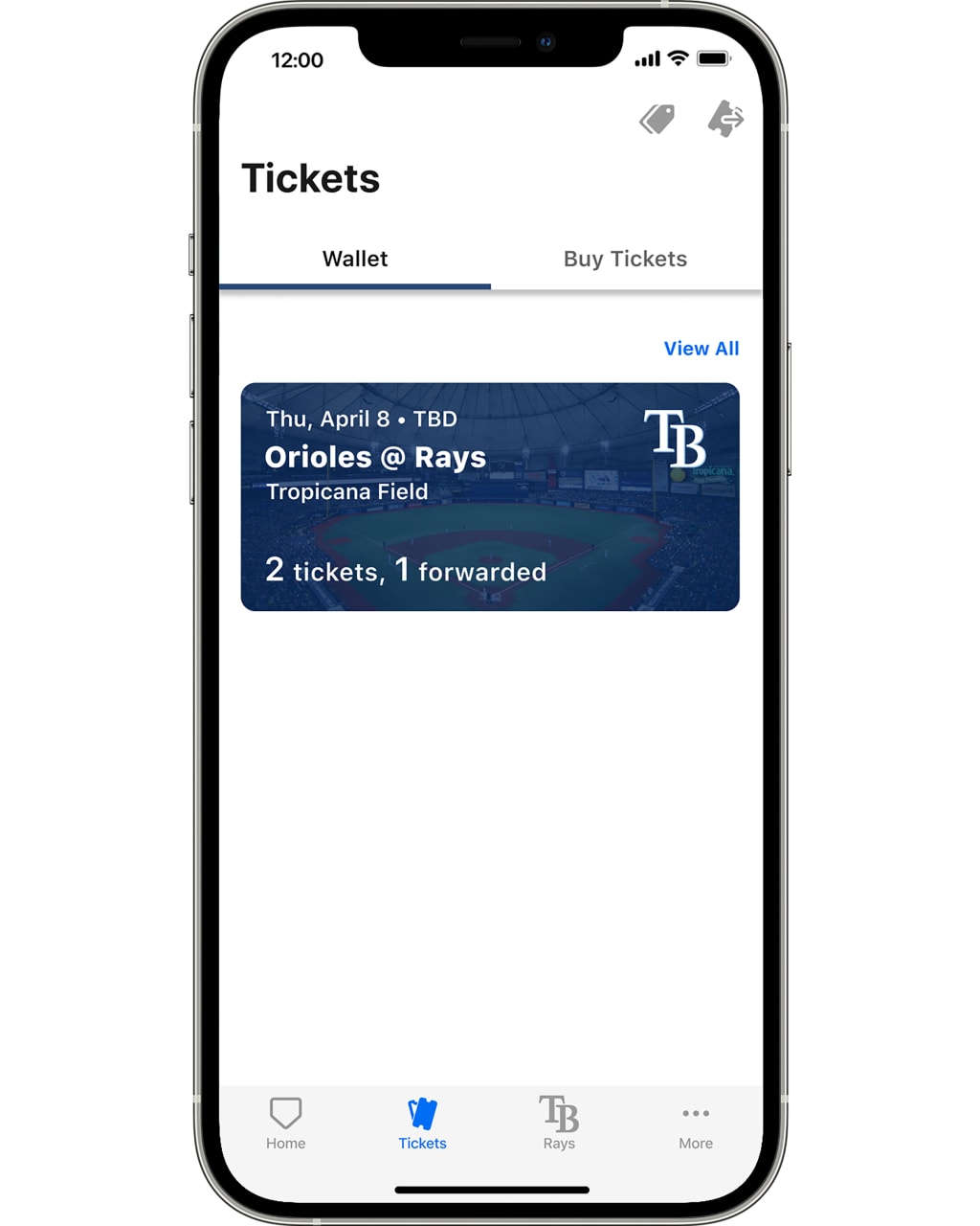 MLB Ballpark app | Tampa Bay Rays