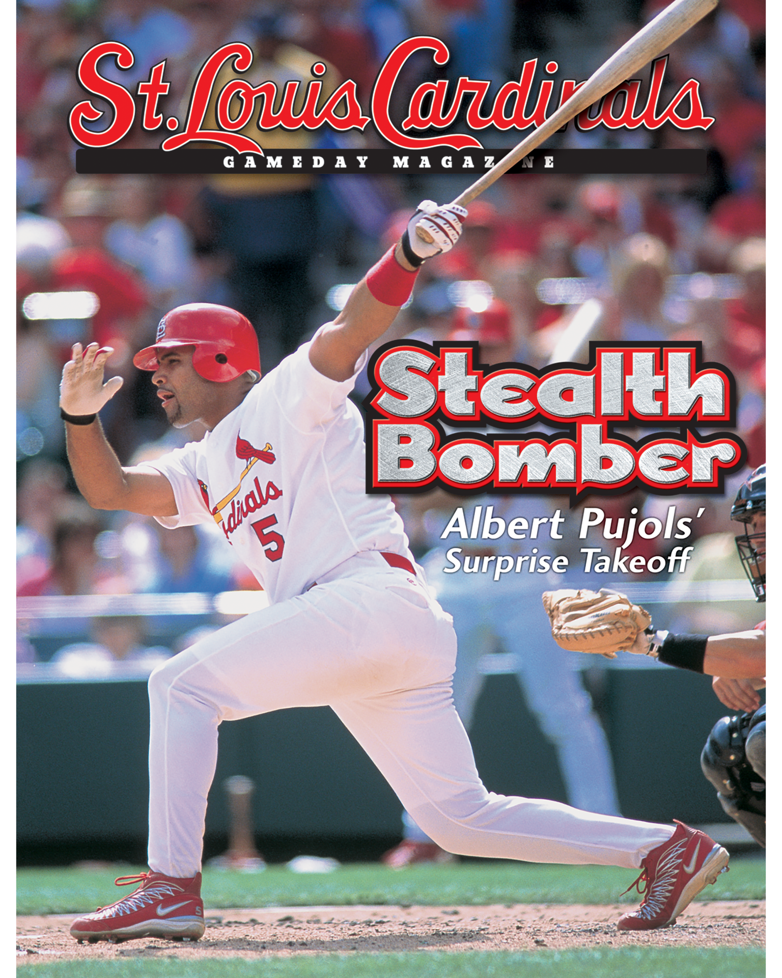 Albert Pujols 2001 MLB Debut Magazine Program Cardinals vs Rockies