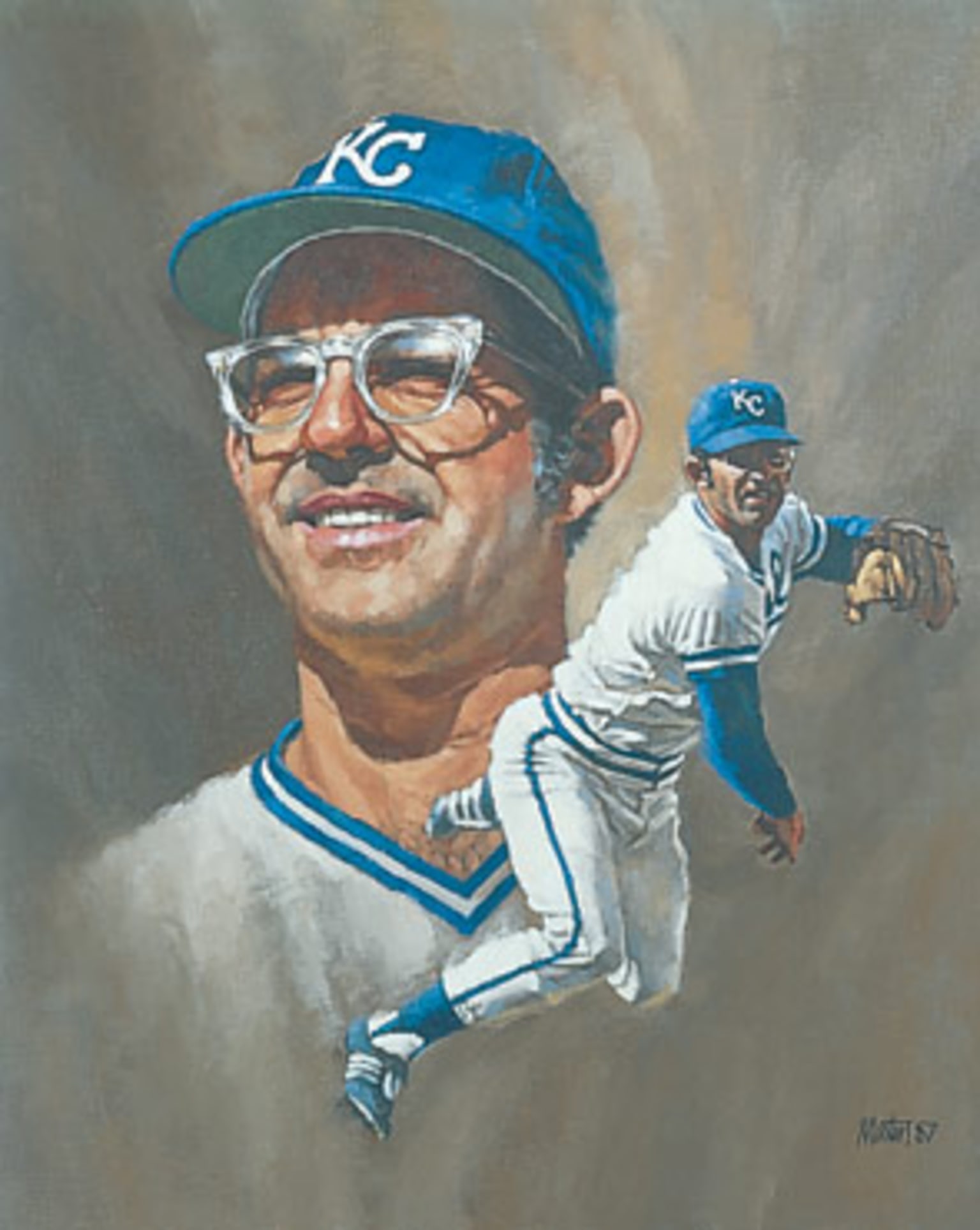 1969 Kansas City Royals Artwork: Hat