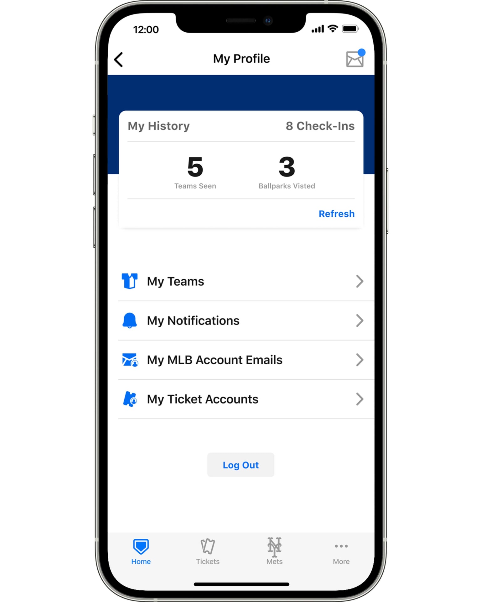 Getting Started: MLB Ballpark app, 05/12/2021