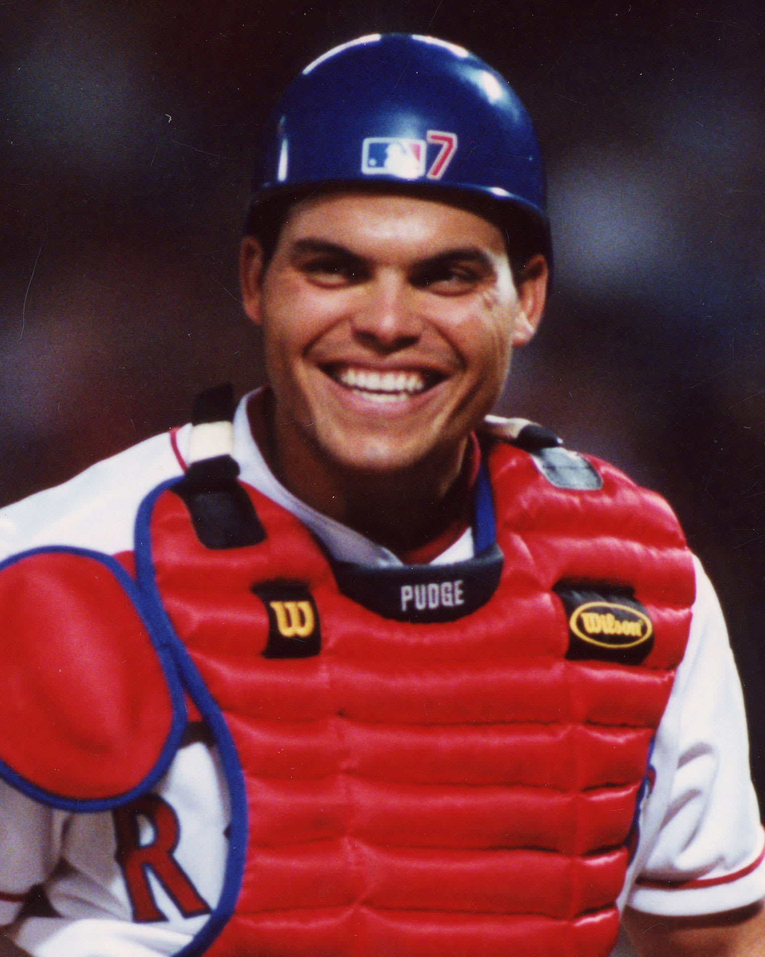 A mannequin wears the jersey of retired Texas Rangers player