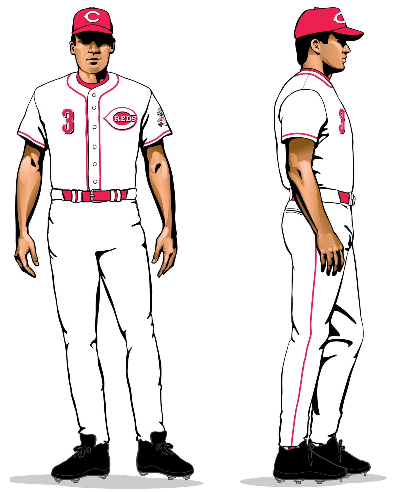 Uniforms History Cincinnati Reds
