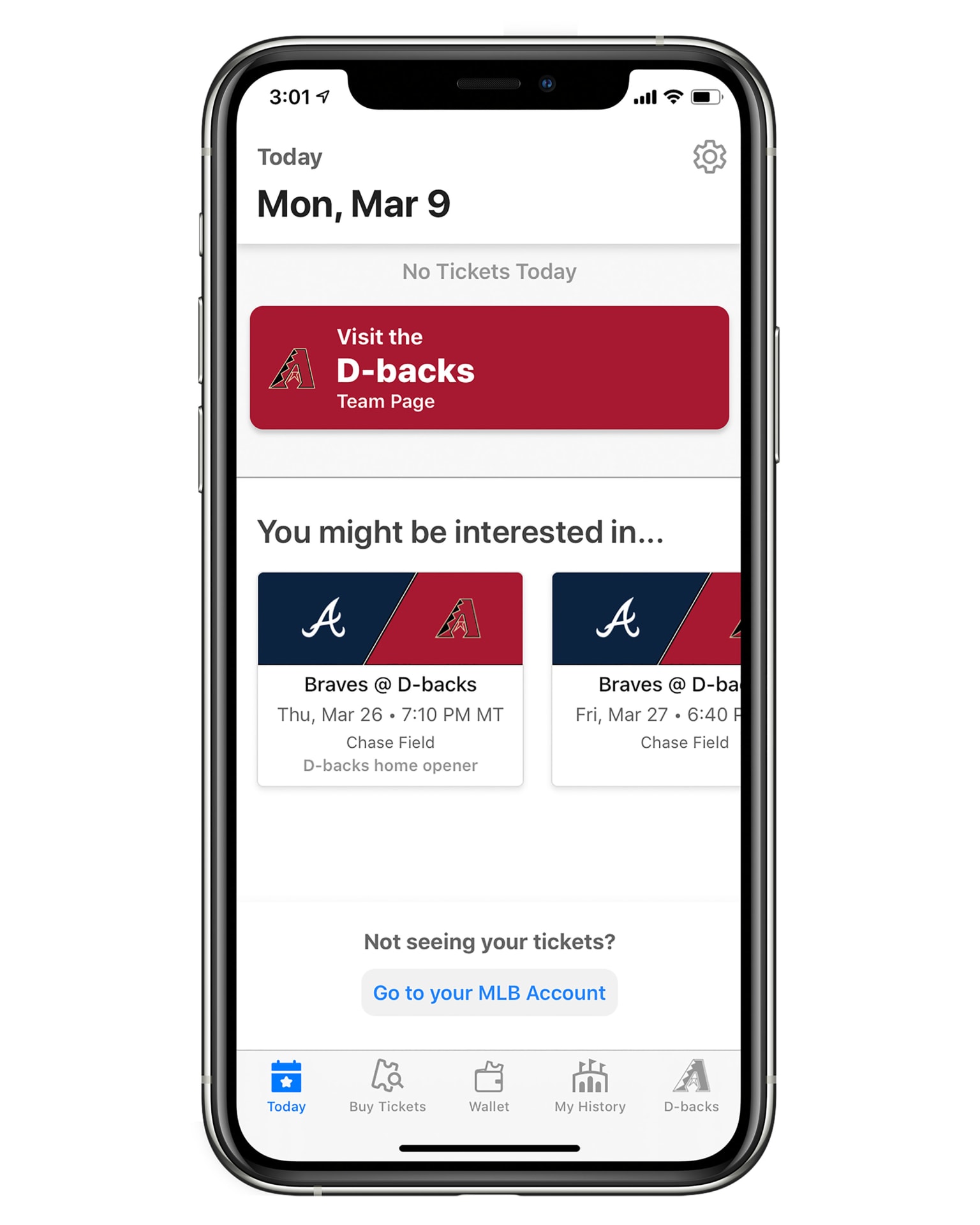 MLB Ballpark app | Arizona Diamondbacks