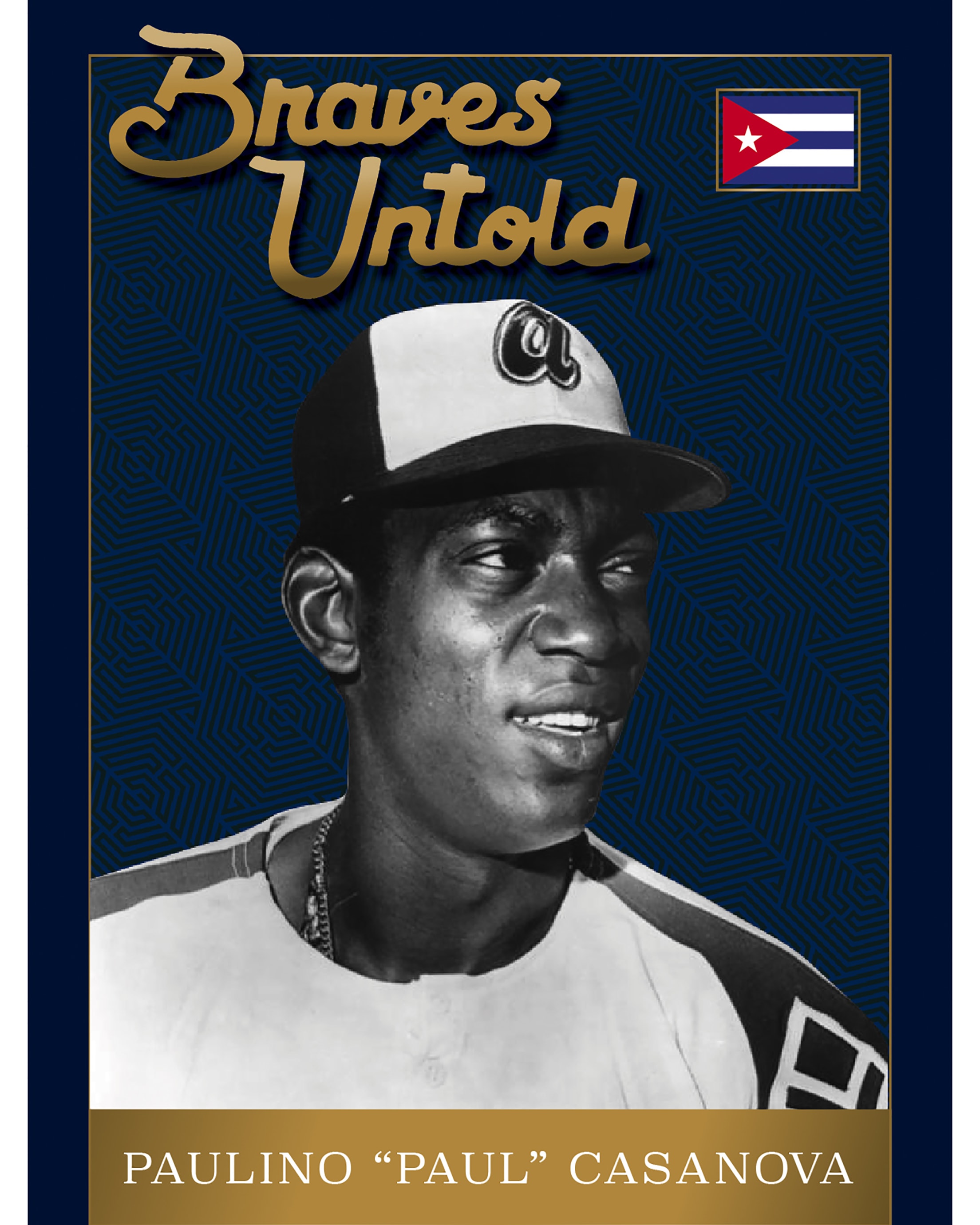 Braves History of Ball Caps Poster