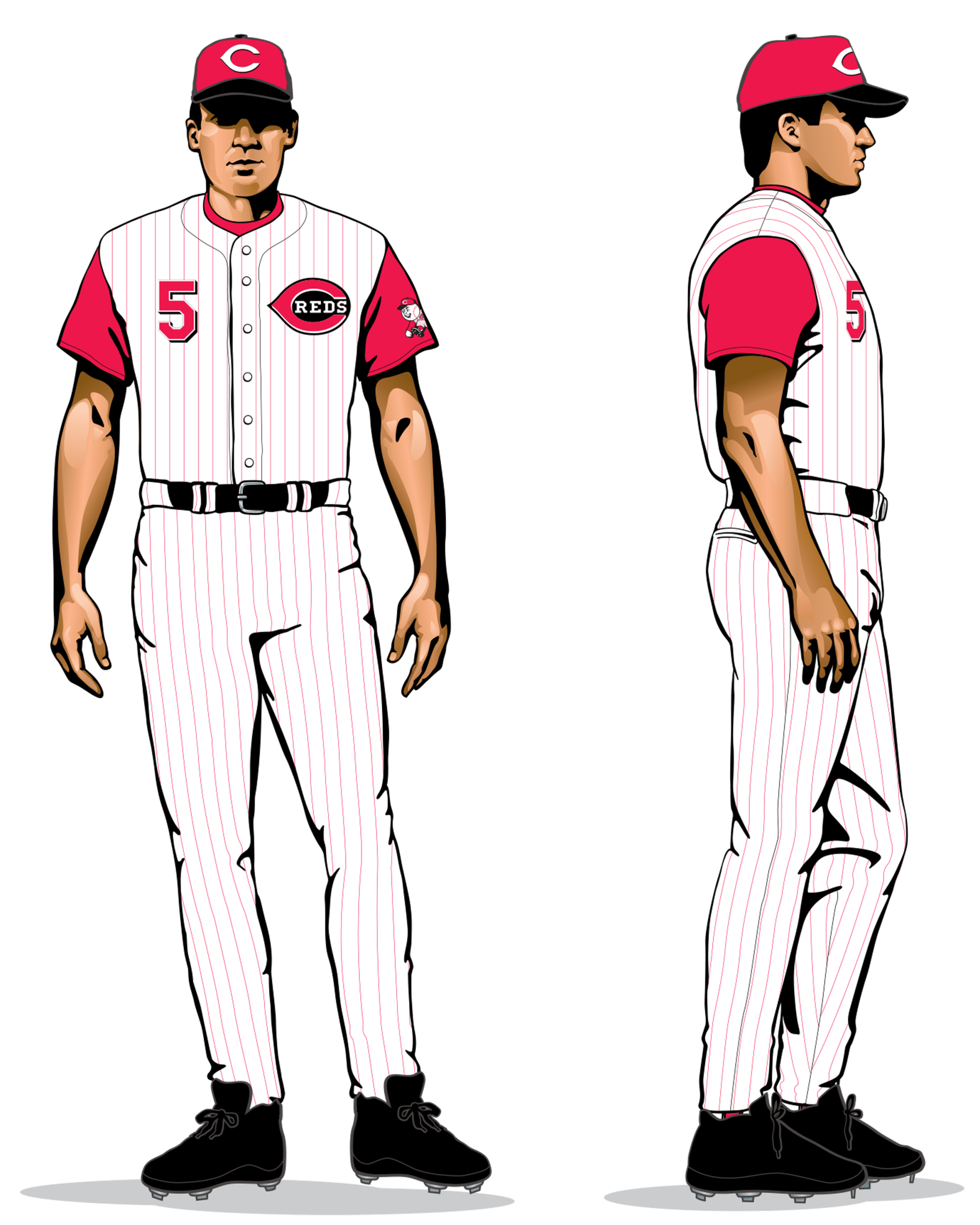 Uniforms History Cincinnati Reds