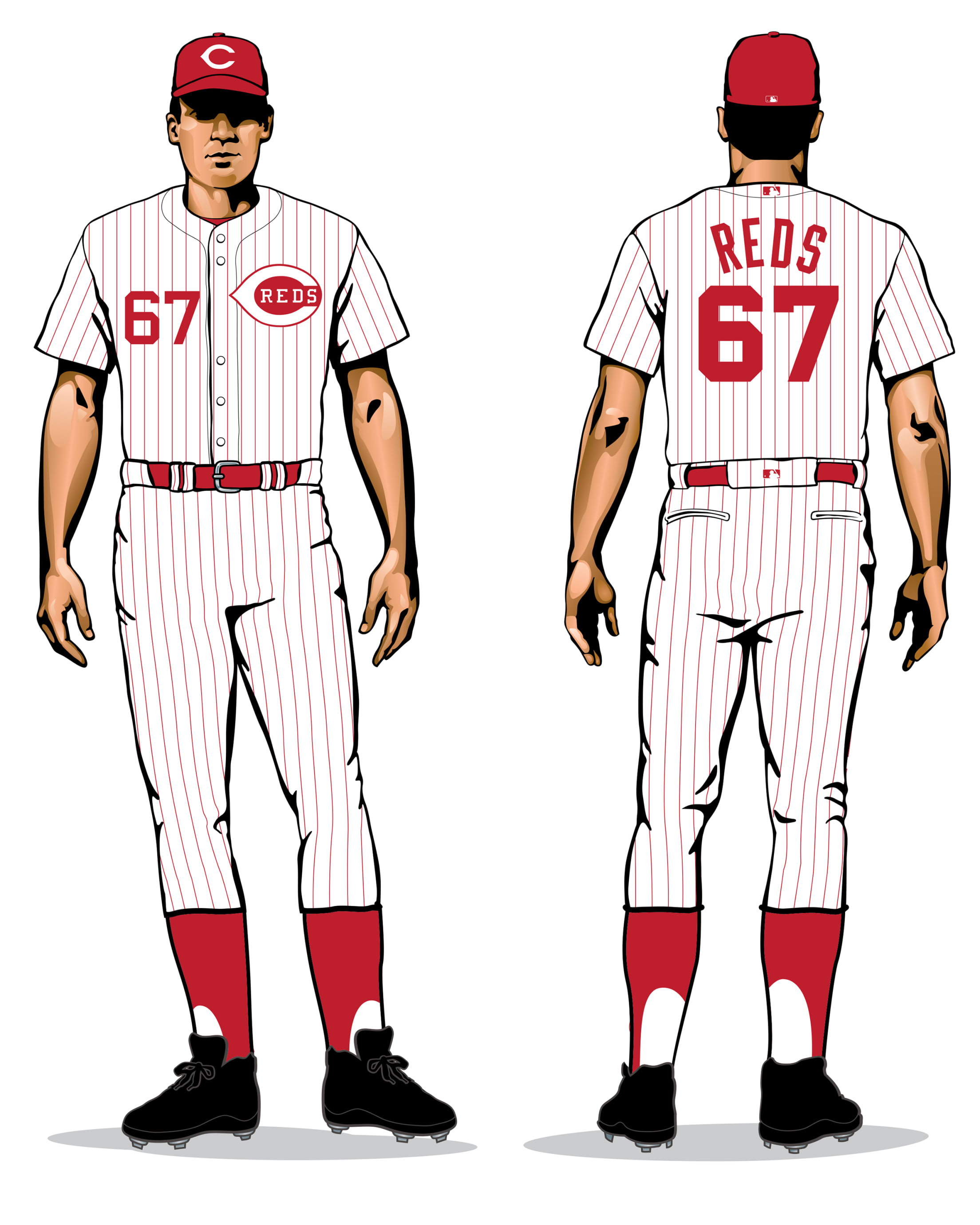 mlb uniforms with pinstripes