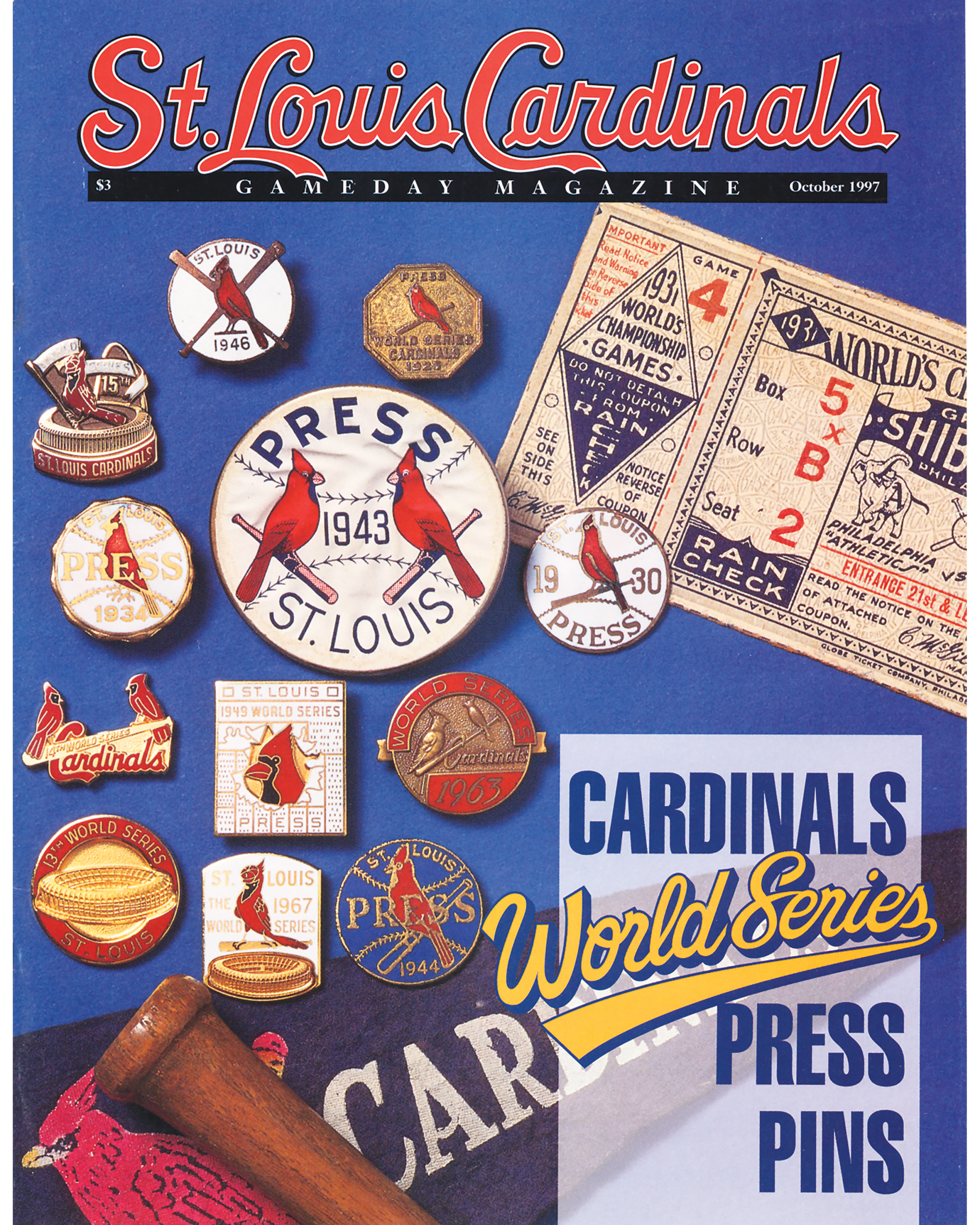 Vintage St Louis Cardinals Football Pin 