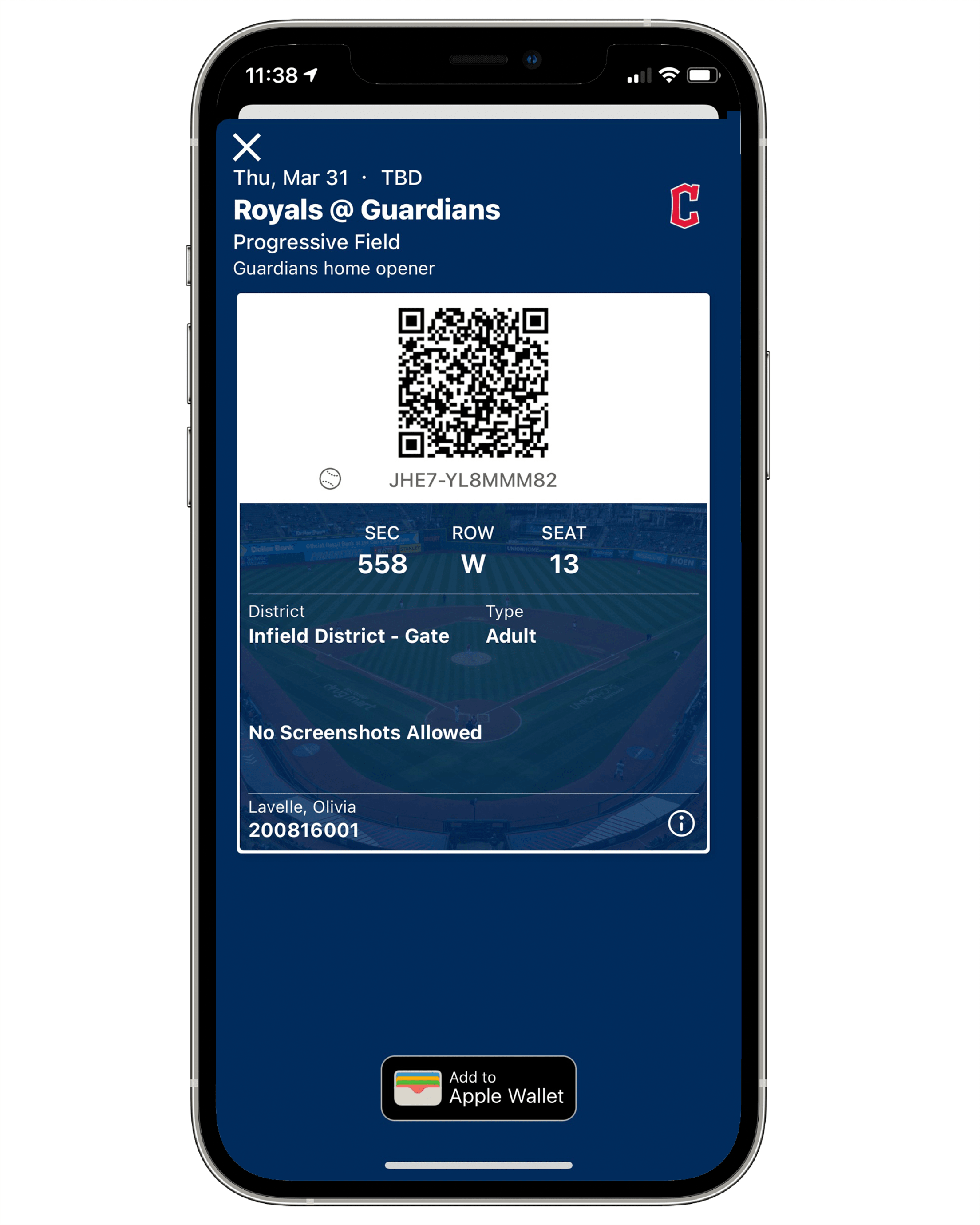 Mobile Ticketing FAQ Cleveland Guardians
