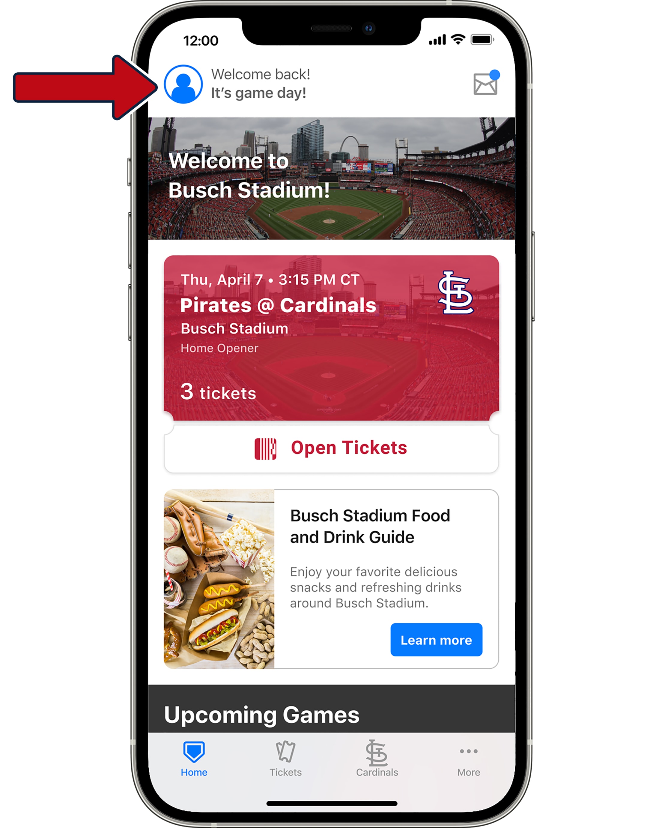 MLB Ballpark app  St. Louis Cardinals