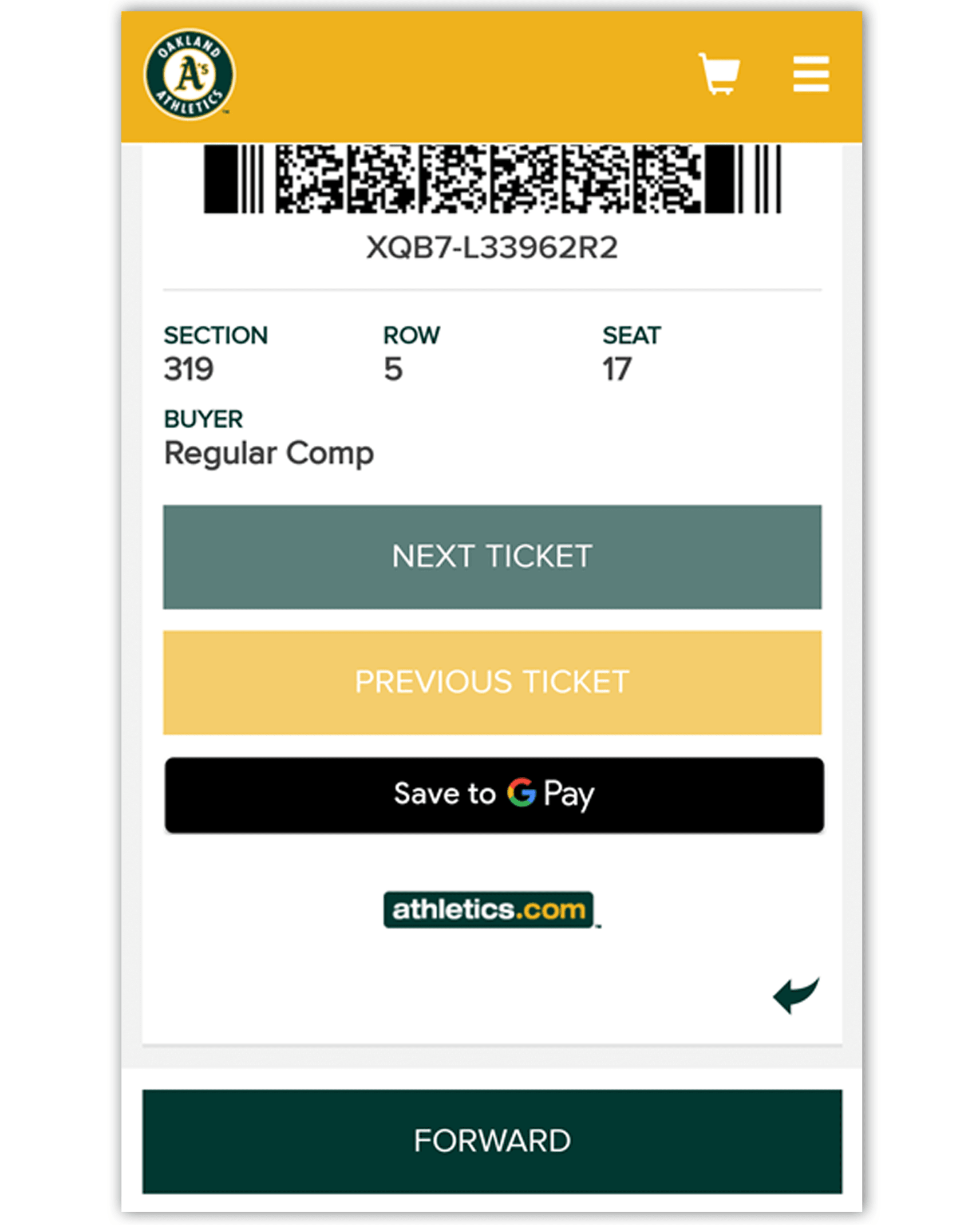 My A's Tickets How to Use Digital Tickets Oakland Athletics