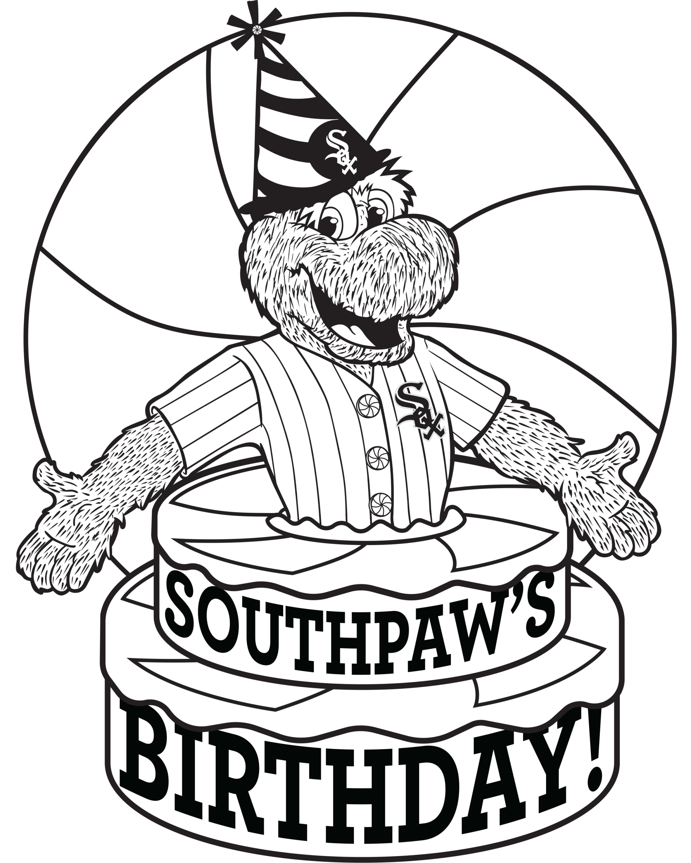 Chicago White Sox Logo coloring page - Download, Print or Color Online for  Free