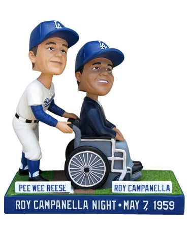 Dodgers Reese & Roy Campanella Campy Night bobblehead
