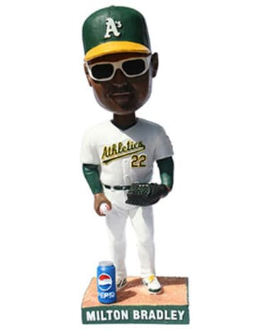 Athletics Milton Bradley bobblehead