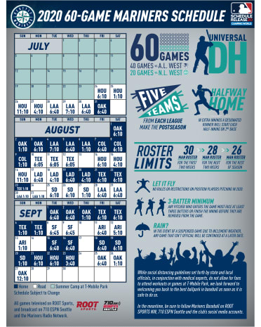 2021 mlb schedule seattle mariners